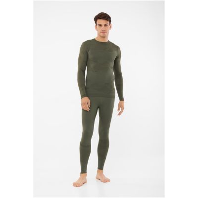 2. VIKING Gasher Man Set Merino Herrenunterwäsche Größe M khaki