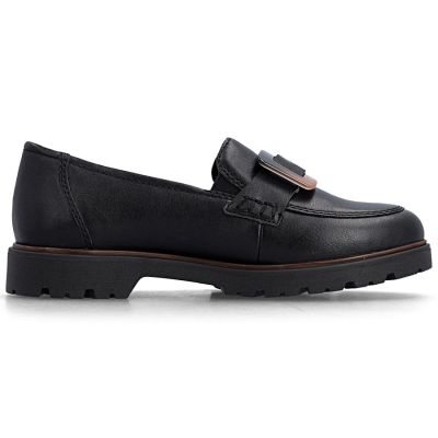 2. Schwarze Damen-Lords-Schuhe Rieker 45553-00