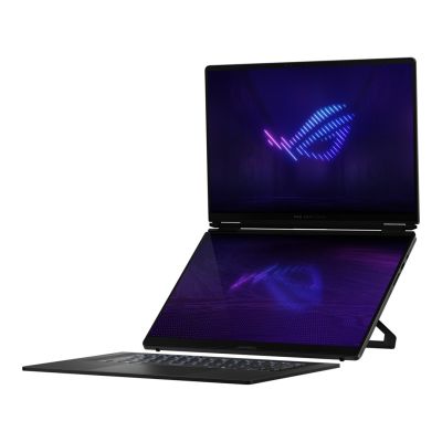 20. ASUS ROG Zephyrus Duo 16 GX651AX-U9322X Ultra 9 386H 2x16,0" 3K Touch OLED 120Hz 1100nits AG 32GB LPDDR5X SSD2TB GeForce RTX 5090 24GB CAM1080p + IR 90Whs W11Pro Aluminium Stellar Gray