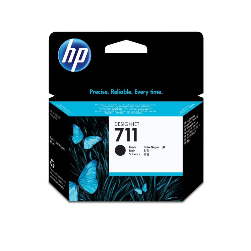 8. HP 711 Original Schwarz 1 Stück.