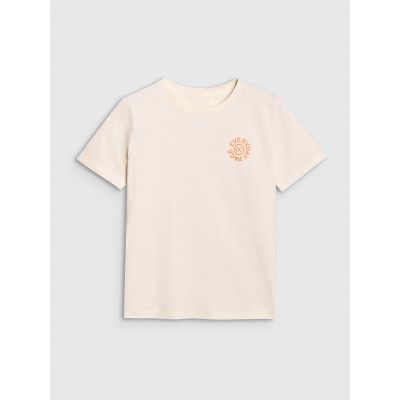 6. Übergroßes bedrucktes Damen-T-Shirt 4F 4FWSS25TTSHF1994-11S