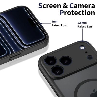 5. Tech-Protect BasicMag MagSafe Case für iPhone 17 Pro Max - Mattschwarz