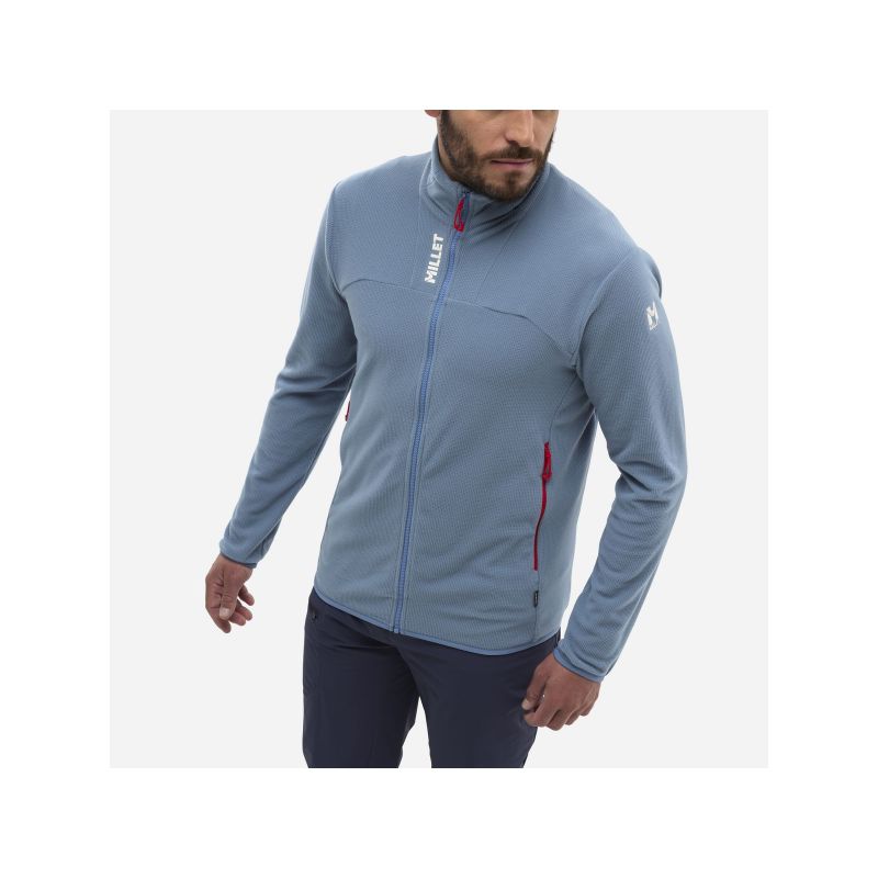 3. MILLET Ubic Lightgrid Jkt M Herren-Sweatshirt blau