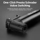 5. Rockbros 42320010001 Fahrradpumpe Handbuch + Schraubendreher – Schwarz