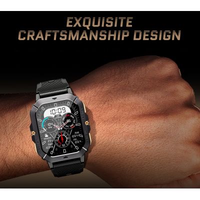 13. Herren-Smartwatch Rubicon RNCF23-1 SCHWARZ