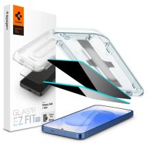 Spigen Glas.TR "Ez Fit" Privacy HD 2er-Pack Sichtschutzglas für Samsung Galaxy S24 / S25