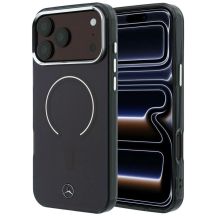 Mercedes Double Layer Iconic Logo MagSafe Hülle für iPhone 18 Pro Max / 17 Pro Max - bordeauxrot