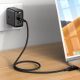 5. Acefast C7-03 USB-C USB-C 100 W 1,2 m Kabel mit Display – Schwarz