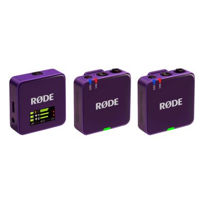 3. RODE Wireless GO III Lila - Drahtloses Mikrofonsystem (Lila)