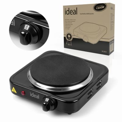 5. ELDOM 1-Platten-Elektroherd, 1000 W IK2801