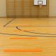 8. Flache Spielfeldmarkierungen - Streifen 51x6cm 10 Stück leuchtend orange SMJ Sport ZPP-O