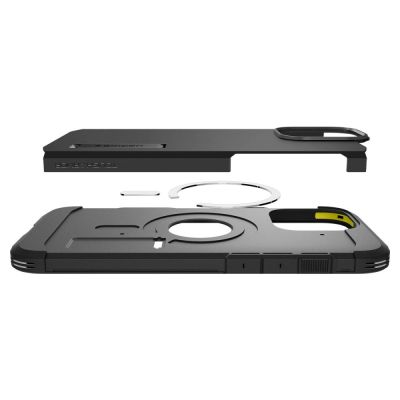 7. Spigen Tough Armor „T“ MagSafe Hülle für iPhone 16 Pro Max – Schwarz