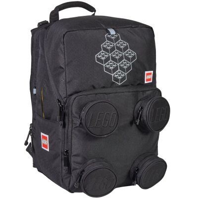 2. LEGO Bricks Petersen Schulrucksack 20209-2511 Schwarz Einheitsgröße