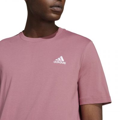 5. adidas Essentials Single Jersey, gesticktes kleines Logo, M IX0120