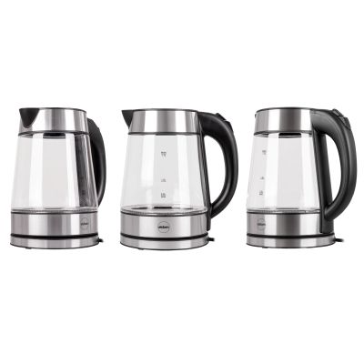 14. ELDOM GLASKABELLOSER WASSERKOCHER C420 KETTY 1850-2200W 1,7L NETTOFILTER BELEUCHTETER BEHÄLTER, HEIZPLATTE