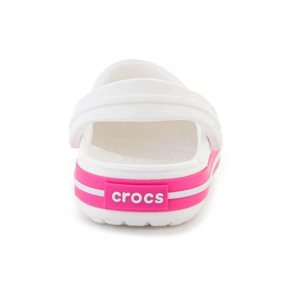 5. CROCS CROCBAND KIDS CLOG T WEISS/PINK CRUSH 207005-6WU