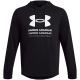 Herren-Sweatshirt Under Armour UA Rival Terry Graphic Hoodie schwarz 1386047 001