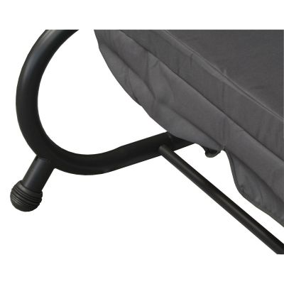 6. KASIA Garten- und Balkonschaukel, 3-Sitzer, Grau