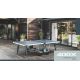 Cornilleau 400X Delta Outdoor-Tischtennisplatte grau