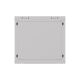 20. Wandmontierter Installationsschrank 19" 9U 540x350 graue Glastür LANBERG (FLAT PACK)