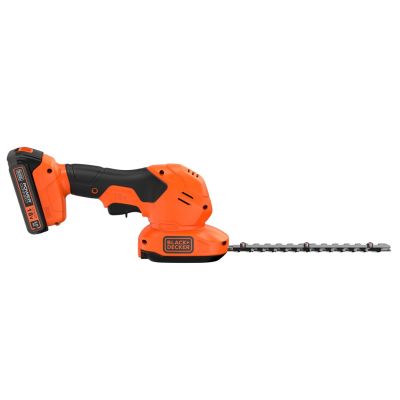 18. 18V Akku-Heckenschere, 20cm BCSS18D1-QW BLACK+DECKER