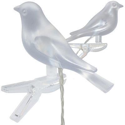 11. Solar-Lichtergirlande mit Vogelmotiv für Gartenpartys (5 LEDs)