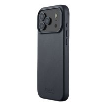 Mujjo Lederhülle - Lederhülle für iPhone 17 Pro Max, kompatibel mit MagSafe (Basalt)