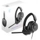 5. MSI Maestro 300 Kabelgebundenes Gaming-Headset mit Kopfband, USB Typ-C / USB Typ-A, Schwarz