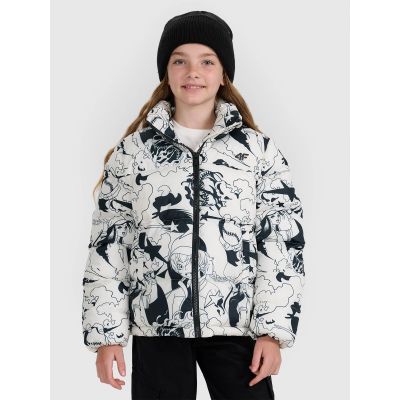 2. Mädchen-Daunenjacke mit Synthetikfüllung 4F 4FJRAW25TDJAF0748-11A