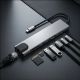 11. Tech-Protect HB09 USB-Hub 8-in-1 (USB-C + USB-A 3.0 + USB-C 3.0 + HDMI 4K 60Hz + SD/TF + PD 100W + RJ45 1000 MB/s) – Grau
