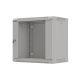 14. Wandmontierter Installationsschrank 19" 9U 540x350 graue Glastür LANBERG (FLAT PACK)