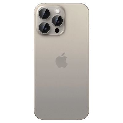 3. Spigen Optik.tR EZ Fit Kameraschutz für iPhone 14 Pro / Pro Max / 15 Pro / Pro Max - natürliches Titan 2 Stk.