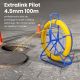 5. Extralink Pilot-Kabelzieher Pilot 4,5 mm 100 m GFK Glasfaser, Durchmesser 4,5 mm, Länge 100 m, Gelb