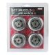 8. PU 84x24 82A TRANSPARENT (4 St.) + ABEC-7 CHROME (8 St.) SET NILS EXTREME