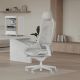 4. Fractal Design Refine 2 Mesh Light Gaming-Stuhl, gepolsterter Sitz, Grau