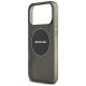 6. AMG Double Layer Transparent Smocked MagSafe Case für iPhone 17 Pro Max - Schwarz