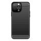 8. Carbon Case Flexibel Handyhülle TPU Schutzhülle für iPhone 13 Pro Max schwarz