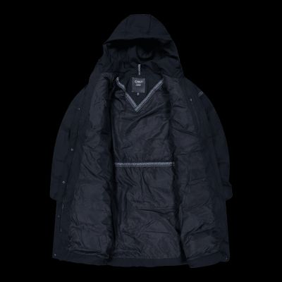 11. CMP Damen Wintermantel mit Kapuze, wasserdicht, isoliert, schwarz (34K0096/N950)