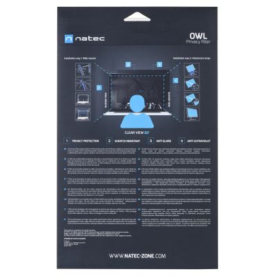 3. NATEC PRIVATISIERUNGSFILTER EULWELE 23,8" 16:9 NFP-1477
