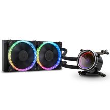 Bitspower Cyclops 240 All-in-One-Flüssigkeitskühler für Prozessoren, Schwarz, Silber, 1 Stück.