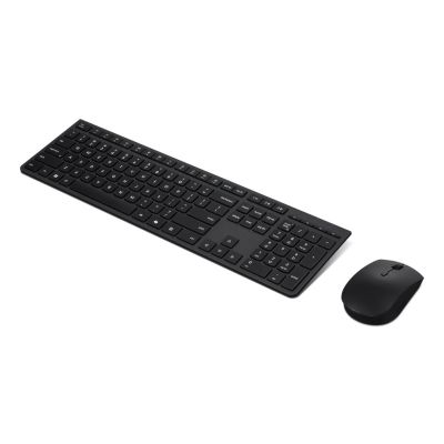 3. Lenovo 4X31R64328 Tastatur und Maus inklusive, Office RF Wireless + Bluetooth, Deutsch, Schwarz