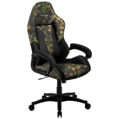 ThunderX3 BC1 Camo Universal-Gaming-Stuhl, Tarnmuster, Grün
