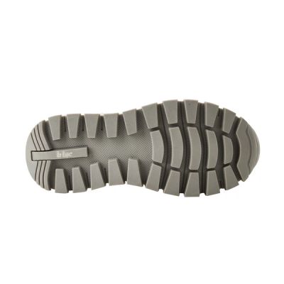 6. Lee Cooper Damen-Sport-Winterstiefeletten in Hellgrau, gefüttert
