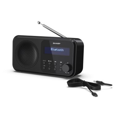 5. Sharp DR-P420 Tragbares Radio Schwarz