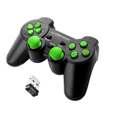 8. Esperanza GLADIATOR EGG108G Wireless Gamepad (PC, PS3; schwarz)