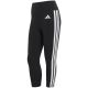2. adidas Damen 3/4 Optime Essentials Workout Leggings mit 3 Streifen, Schwarz, KE6062