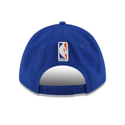 6. New Era 9FORTY New York Knicks NBA Team M-Crown Blue Snapback Cap - 60755468