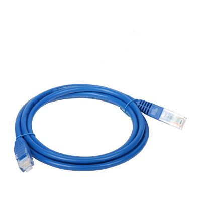 Patchkabel UTP A-LAN KKU5NIE0.5 (RJ45 - RJ45; 0,50 m; UTP; Kat. 5e; blau)