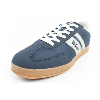 12. Lee Cooper Herren-Sneaker, modisch, bequem, langlebig, Marineblau