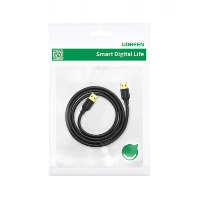 5. Ugreen US128 90576 USB-A 3.0 / USB-A 3.0 5Gb/s Kabel 3m – Schwarz